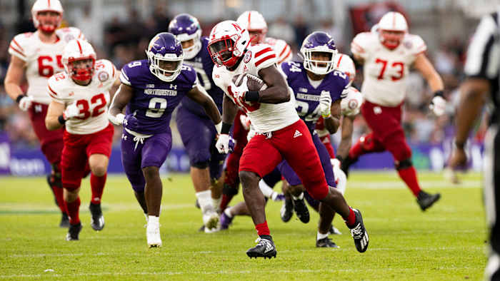 Anthony Grant 2022 football Nebraska vs Northwestern 4